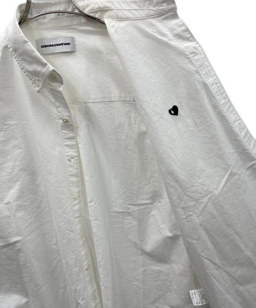 GOD ONLY KNOWS（ゴッドオンリーノウズ）GOD ONLY KNOWS (ゴッドオンリーノウズ) 長袖シャツ ホワイト サイズ:Fの古着・服飾アイテム