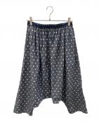 tricot COMME des GARCONSトリココムデギャルソン）の古着「デニムサルエルパンツ」｜インディゴ