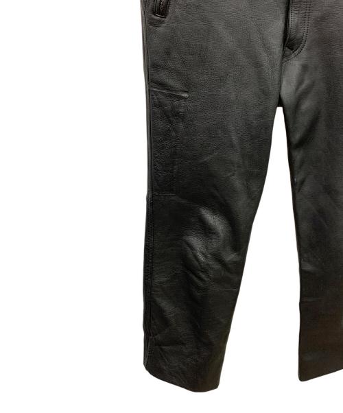 KUSHITANI（クシタニ）KUSHITANI (クシタニ) GOGGLE バイク用レザーパンツ ブラック サイズ:36の古着・服飾アイテム