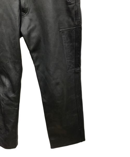 KUSHITANI（クシタニ）KUSHITANI (クシタニ) GOGGLE バイク用レザーパンツ ブラック サイズ:36の古着・服飾アイテム
