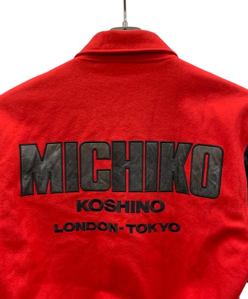 MICHIKO KOSHINO（ミチコ コシノ）MICHIKO KOSHINO (ミチコ コシノ) ジャケット  レッド×ブラック サイズ:実寸サイズにてご家訓ください。の古着・服飾アイテム