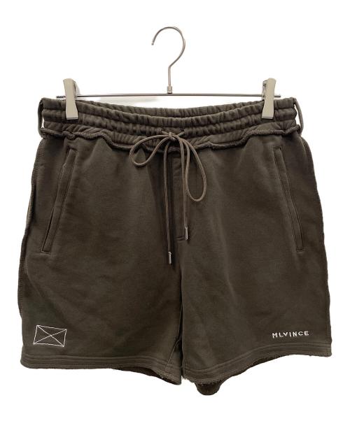 MLVINCE（メルヴィンス）MLVINCE (メルヴィンス) ショートスウェットパンツ ブラウン サイズ:Lの古着・服飾アイテム