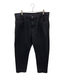 Carhartt WIP（カーハート ワーク イン プログレス）の古着「ブラックジーンズ NEWEL PANT（ニューエルパンツ）」｜ブラック