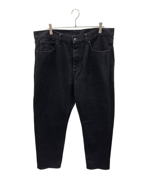 Carhartt WIP（カーハート ワーク イン プログレス）Carhartt WIP (カーハート ワーク イン プログレス) ブラックジーンズ NEWEL PANT（ニューエルパンツ） ブラック サイズ:36の古着・服飾アイテム