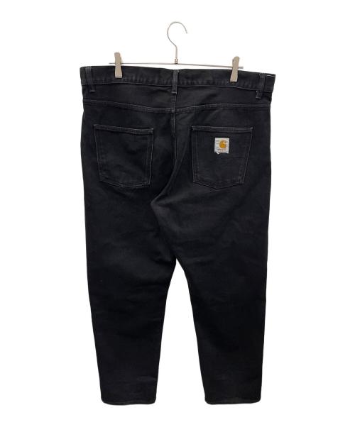 Carhartt WIP（カーハート ワーク イン プログレス）Carhartt WIP (カーハート ワーク イン プログレス) ブラックジーンズ NEWEL PANT（ニューエルパンツ） ブラック サイズ:36の古着・服飾アイテム
