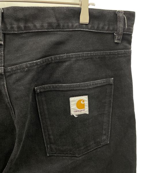Carhartt WIP（カーハート ワーク イン プログレス）Carhartt WIP (カーハート ワーク イン プログレス) ブラックジーンズ NEWEL PANT（ニューエルパンツ） ブラック サイズ:36の古着・服飾アイテム