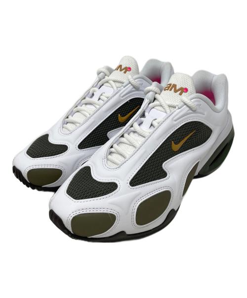 NIKE（ナイキ）NIKE (ナイキ) ローカットスニーカー AIR MAX  (エアマックス) ホワイト×オリーブ サイズ:25.5cmの古着・服飾アイテム