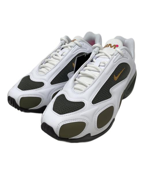 NIKE（ナイキ）NIKE (ナイキ) ローカットスニーカー AIR MAX（エアマックス） ホワイト×オリーブ サイズ:25.5cm 未使用品の古着・服飾アイテム