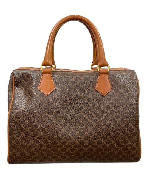 CELINE（セリーヌ）CELINE (セリーヌ) ミニボストンバッグ マカダム ブラウン サイズ:実寸サイズにてご確認ください。の古着・服飾アイテム