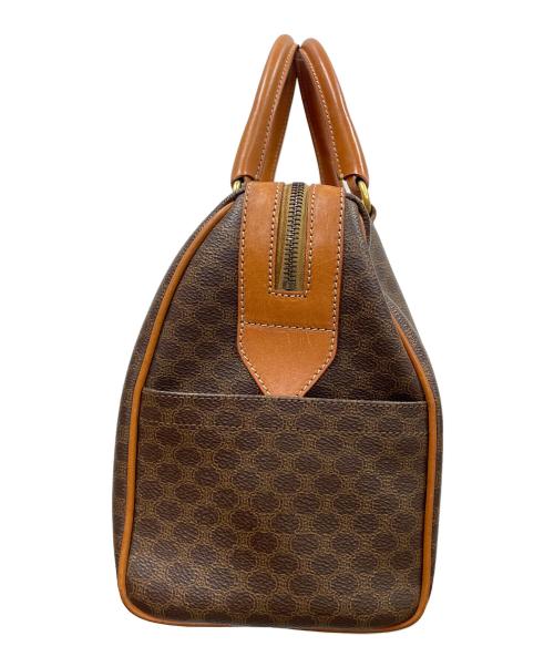 CELINE（セリーヌ）CELINE (セリーヌ) ミニボストンバッグ マカダム ブラウン サイズ:実寸サイズにてご確認ください。の古着・服飾アイテム
