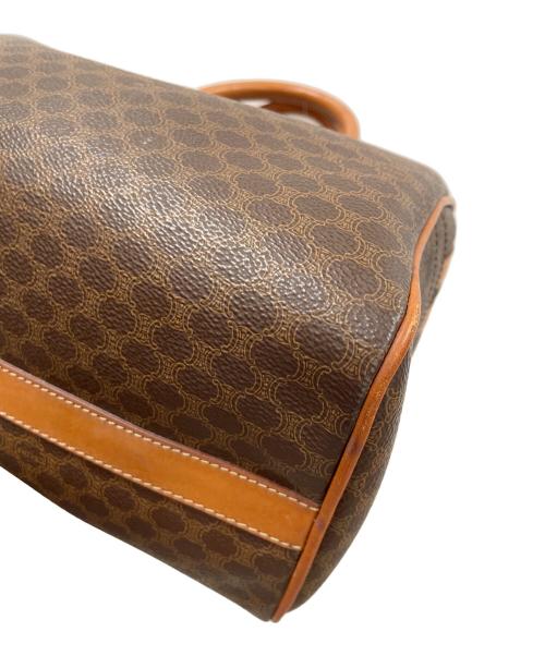 CELINE（セリーヌ）CELINE (セリーヌ) ミニボストンバッグ マカダム ブラウン サイズ:実寸サイズにてご確認ください。の古着・服飾アイテム