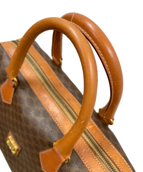 CELINE（セリーヌ）CELINE (セリーヌ) ミニボストンバッグ マカダム ブラウン サイズ:実寸サイズにてご確認ください。の古着・服飾アイテム