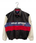 POLO SPORTポロスポーツ）の古着「ジャケット」｜ブラック×レッド