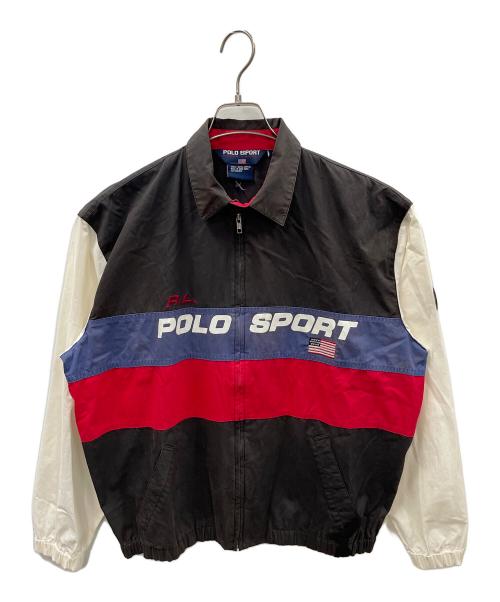 POLO SPORT（ポロスポーツ）POLO SPORT (ポロスポーツ) ジャケット ブラック×レッド サイズ:Mの古着・服飾アイテム