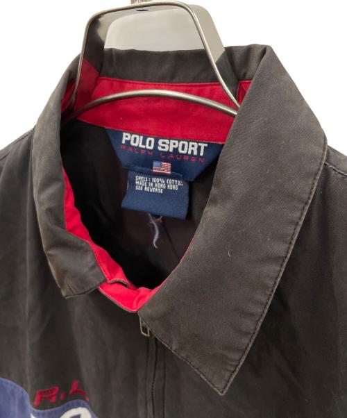 POLO SPORT（ポロスポーツ）POLO SPORT (ポロスポーツ) ジャケット ブラック×レッド サイズ:Mの古着・服飾アイテム