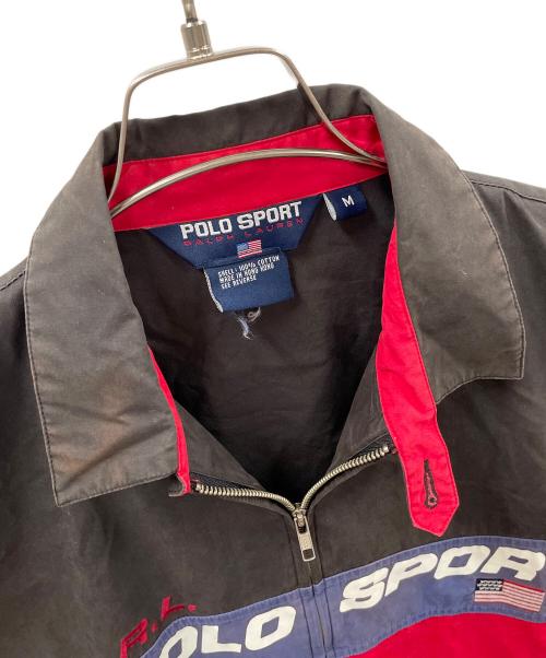 POLO SPORT（ポロスポーツ）POLO SPORT (ポロスポーツ) ジャケット ブラック×レッド サイズ:Mの古着・服飾アイテム