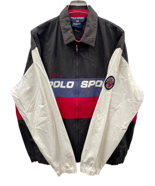 POLO SPORT（ポロスポーツ）POLO SPORT (ポロスポーツ) ジャケット ブラック×レッド サイズ:Mの古着・服飾アイテム
