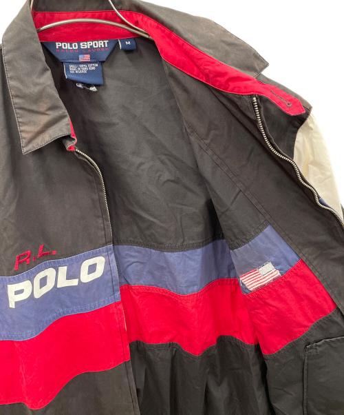 POLO SPORT（ポロスポーツ）POLO SPORT (ポロスポーツ) ジャケット ブラック×レッド サイズ:Mの古着・服飾アイテム