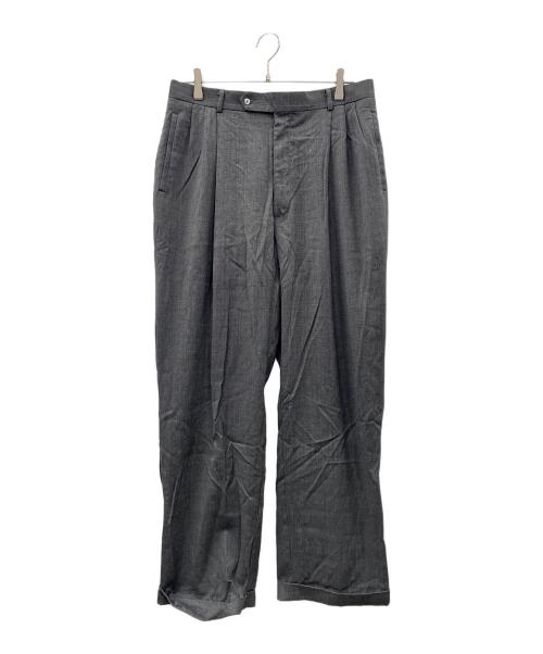 PANTS（パンツ）PANTS (パンツ) タックパンツ グレー サイズ:実寸サイズにてご確認ください。の古着・服飾アイテム