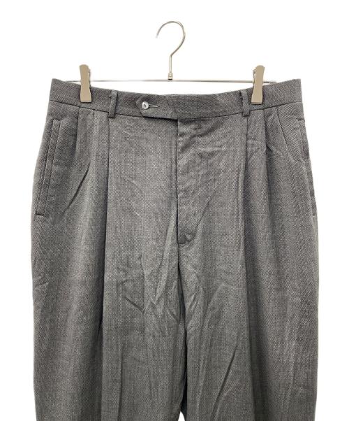 PANTS（パンツ）PANTS (パンツ) タックパンツ グレー サイズ:実寸サイズにてご確認ください。の古着・服飾アイテム