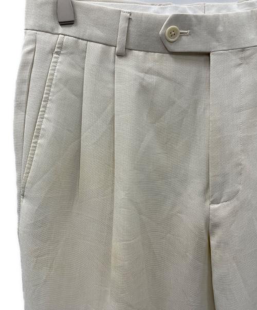 Stafford（スタッフォード）Stafford (スタッフォード) クラシックフィット タックパンツ ホワイト サイズ:32×30の古着・服飾アイテム