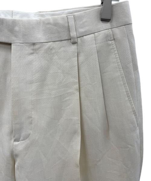 Stafford（スタッフォード）Stafford (スタッフォード) クラシックフィット タックパンツ ホワイト サイズ:32×30の古着・服飾アイテム