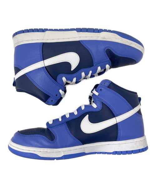 NIKE（ナイキ）NIKE (ナイキ) ハイカットスニーカー Dunk High Retro(ダンク ハイ レトロ) ブルー サイズ:27.5cmの古着・服飾アイテム
