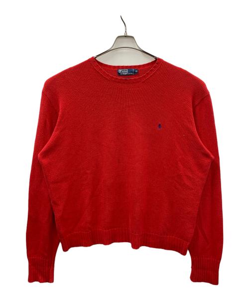 POLO RALPH LAUREN（ポロ・ラルフローレン）POLO RALPH LAUREN (ポロ・ラルフローレン) ニット レッド サイズ:XLの古着・服飾アイテム