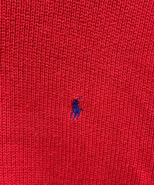 POLO RALPH LAUREN（ポロ・ラルフローレン）POLO RALPH LAUREN (ポロ・ラルフローレン) ニット レッド サイズ:XLの古着・服飾アイテム