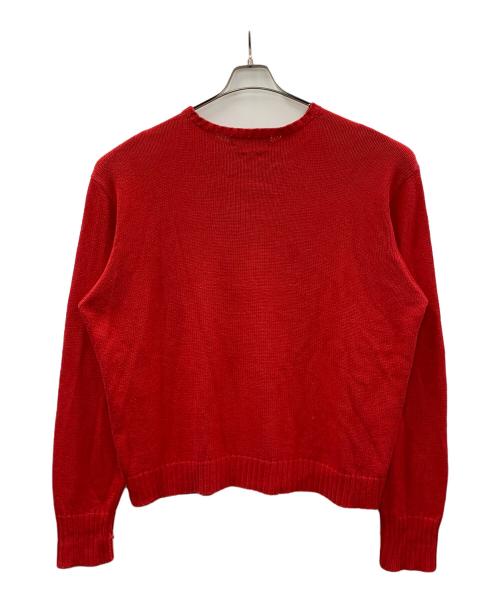 POLO RALPH LAUREN（ポロ・ラルフローレン）POLO RALPH LAUREN (ポロ・ラルフローレン) ニット レッド サイズ:XLの古着・服飾アイテム