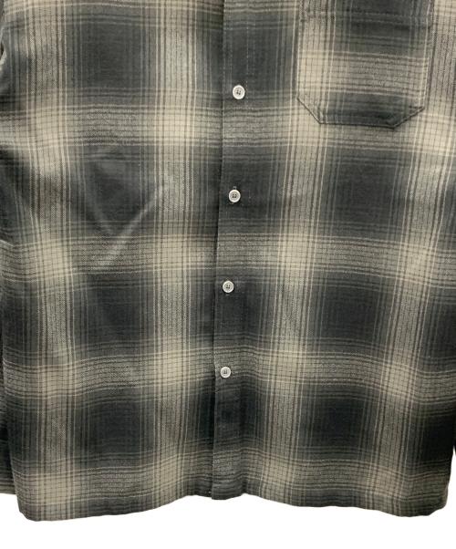 CalTop（キャルトップ）CalTop (キャルトップ) 長袖シャツ チェック柄 ブラック サイズ:実寸サイズにてご家訓ください。の古着・服飾アイテム
