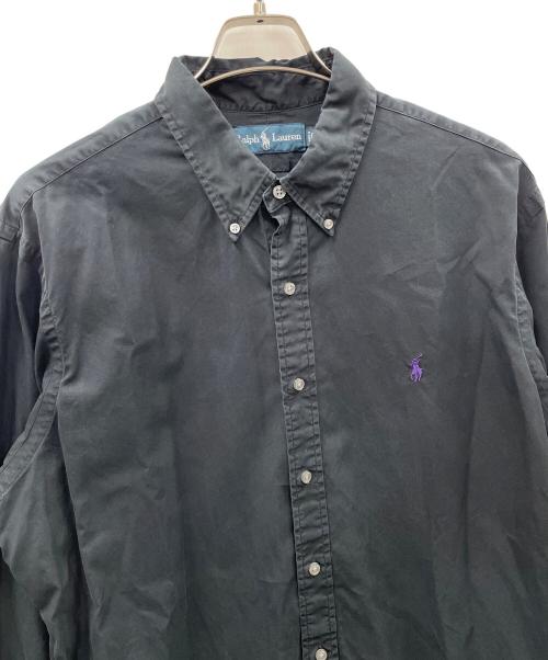RALPH LAUREN（ラルフローレン）RALPH LAUREN (ラルフローレン) 長袖シャツ ブラック サイズ:XLの古着・服飾アイテム