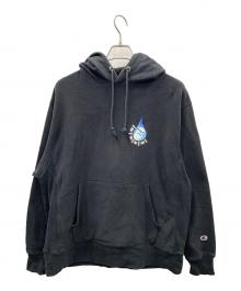 Champion REVERSE WEAVE（チャンピオン リバース ウィーブ）の古着「プルオーバーパーカー」｜ブラック