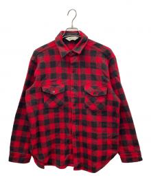 WOOLRICH（ウールリッチ）の古着「ネルシャツ チェック柄」｜レッド×ブラック