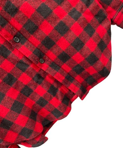 WOOLRICH（ウールリッチ）WOOLRICH (ウールリッチ) ネルシャツ チェック柄 レッド×ブラック サイズ:実寸サイズにてご確認ください。の古着・服飾アイテム