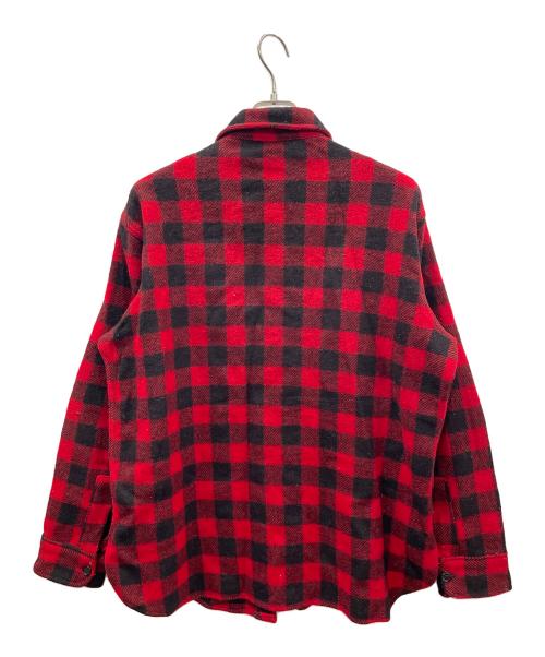 WOOLRICH（ウールリッチ）WOOLRICH (ウールリッチ) ネルシャツ チェック柄 レッド×ブラック サイズ:実寸サイズにてご確認ください。の古着・服飾アイテム