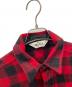 WOOLRICH (ウールリッチ) ネルシャツ チェック柄 レッド×ブラック サイズ:実寸サイズにてご確認ください。：8000円