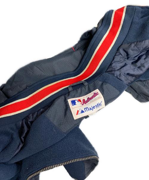 MAJESTIC ATHLETIC（マジェスティック アスレティック）Majestic Athletic (マジェスティック アスレティック) ジャケット クリーブランド インディアンズ ネイビー サイズ:Lの古着・服飾アイテム