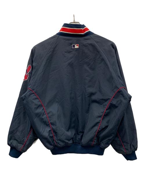 MAJESTIC ATHLETIC（マジェスティック アスレティック）Majestic Athletic (マジェスティック アスレティック) ジャケット クリーブランド インディアンズ ネイビー サイズ:Lの古着・服飾アイテム