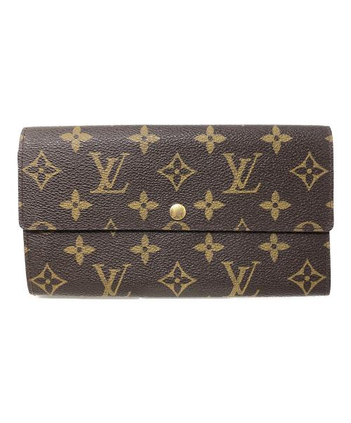 LOUIS VUITTON（ルイ ヴィトン）LOUIS VUITTON (ルイ ヴィトン) 長財布 ポシェット・ポルトモネ クレディ サイズ:実寸サイズにてご確認ください。の古着・服飾アイテム