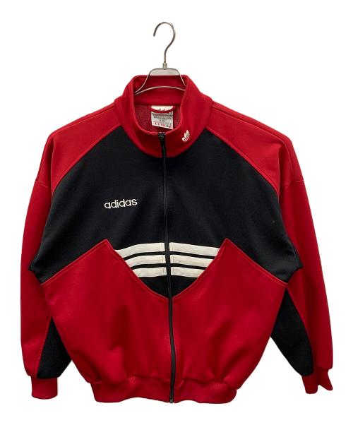 adidas（アディダス）adidas (アディダス) トラックジャケット レッド×ブラック サイズ:実寸サイズにてご確認ください。の古着・服飾アイテム