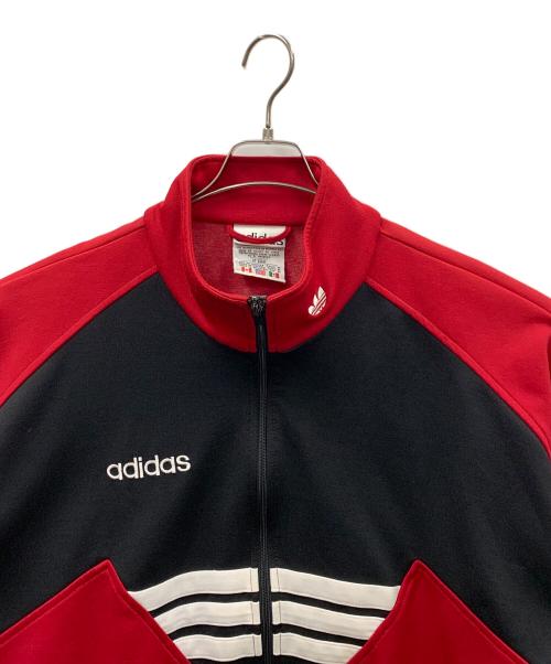 adidas（アディダス）adidas (アディダス) トラックジャケット レッド×ブラック サイズ:実寸サイズにてご確認ください。の古着・服飾アイテム