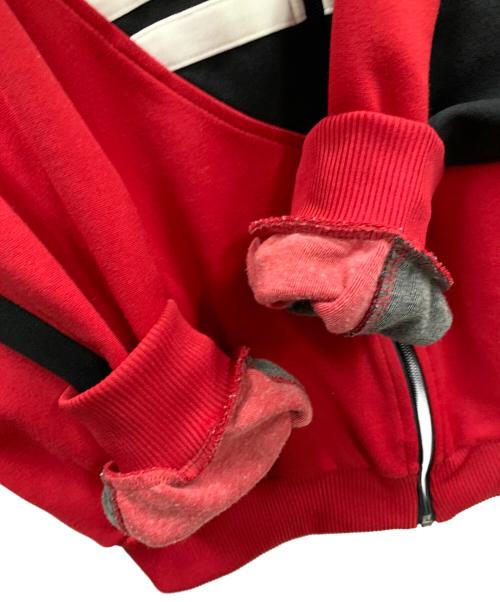 adidas（アディダス）adidas (アディダス) トラックジャケット レッド×ブラック サイズ:実寸サイズにてご確認ください。の古着・服飾アイテム