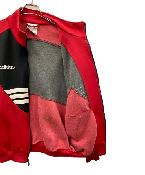 adidas（アディダス）adidas (アディダス) トラックジャケット レッド×ブラック サイズ:実寸サイズにてご確認ください。の古着・服飾アイテム