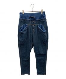 KAPITAL（キャピタル）の古着「デニムサルエルヌーベルパンツ」｜インディゴ