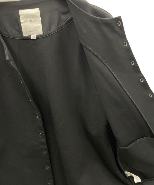 STILL BY HAND（スティルバイハンド）STILL BY HAND (スティルバイハンド) スナップカーディガン ブラック サイズ:48の古着・服飾アイテム
