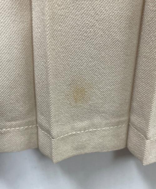UNITED TOKYO（ユナイテッドトーキョー）UNITED TOKYO (ユナイテッドトーキョー) アシメプリーツシャツワンピース ベージュの古着・服飾アイテム