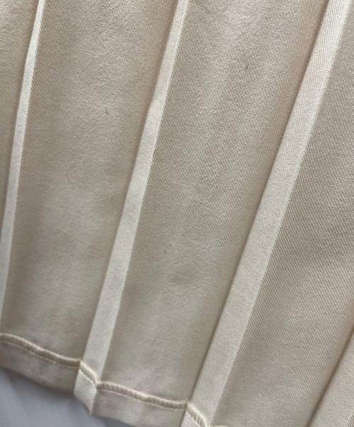 UNITED TOKYO（ユナイテッドトーキョー）UNITED TOKYO (ユナイテッドトーキョー) アシメプリーツシャツワンピース ベージュの古着・服飾アイテム