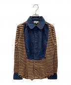 Vivienne Westwood manヴィヴィアン ウェストウッド マン）の古着「長袖シャツ」｜ネイビー×カーキ