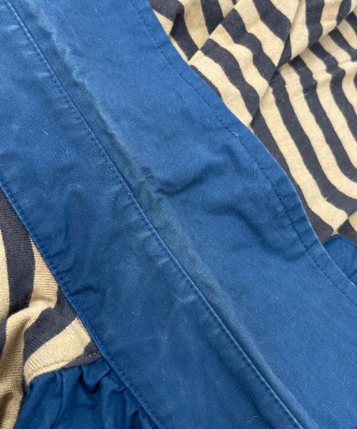 Vivienne Westwood man（ヴィヴィアン ウェストウッド マン）Vivienne Westwood man (ヴィヴィアン ウェストウッド マン) 長袖シャツ ネイビー×カーキ サイズ:46の古着・服飾アイテム
